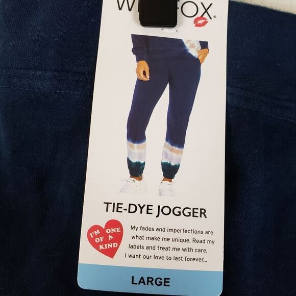 Wildfox Hadley Tie Dye Jogger Sz L - Picture 5 of 10